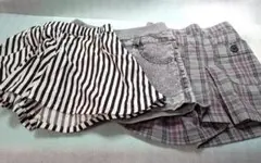 まとめ売り　パンツ3枚　サイズ130cm 女の子　西松屋 GU