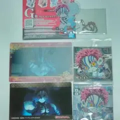鬼滅の刃 猗窩座 ５点セット アクスタ アクキー カード ステッカー シール
