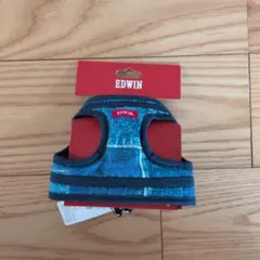 EDWIN パッチワークデニムプリントハーネス ネイビー Sのサムネイル