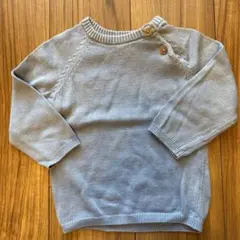 H&M ライトグレー セーター 80cm