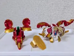 爆丸　士ドラガオン　リング付き(値下げしました) 激レア 値下げ可 爆丸 士ドラガオン 爆誕ver. カード、士リング