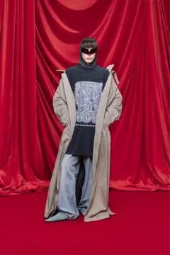 【新品同様・付属品完備】Balenciaga 24SS ステンカラーコート