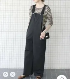 SLOBE IENA habi バックネックオールインワン 38 サロペット SLOBE IENA（スローブイエナ）の「habi バックネック