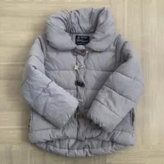 petit main キッズ用 グレー 中綿コート