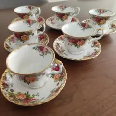 14点セット　ロイヤルアルバート　オールドカントリーローズ ロイヤルアルバート ROYAL ALBERT オールドカントリーローズセット