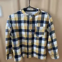 チェックシャツ140 無印良品