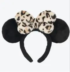 【激レア】 ミニーマウス ヒョウ柄もこもこカチューシャ♡未使用品 ミニーマウス - 激レア品！ミニー ディズニー カチューシャ