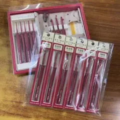 ETIMO Red かぎ針セット+かぎ針6本
