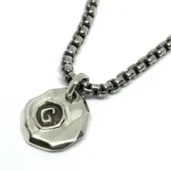 【GARNI】ガルニ Gロゴ プレート ペンダント トップのみ SILVER