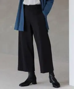 【新品タグ付き】アルファキュービック　アルファブリック　黒　ワイドパンツ　完売品
