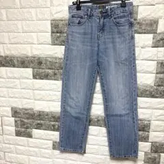 良品【バックナンバー 】BACKNUMBERライトブルー ストレートデニム 25
