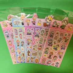 LABUBU ラブブ ホログラムシール 5枚セット