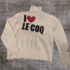 I LOVE LE COQ タートルネックニット