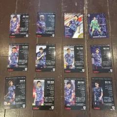 Calbee 2022 サッカー日本代表カード 12枚セット