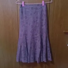 トッコクローゼット　レース柄マーメイドスカート