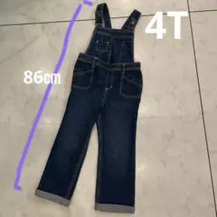 美品　Old Navy デニム　オーバーオール　4T 100㎝ - 110㎝