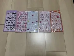 サンリオ　立体シール5枚セット