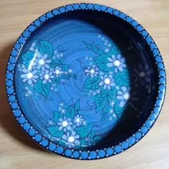 香合 菊唐草文様 金彩 九谷青粒(あおちぶ) 香合 菊唐草文様 金彩 九谷青粒 - メルカリ
