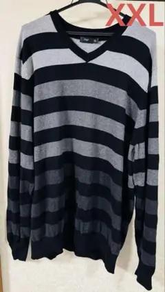 ニット　コットン　XXL