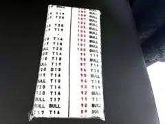 【限定品】ダーツ　カウント表記タオル