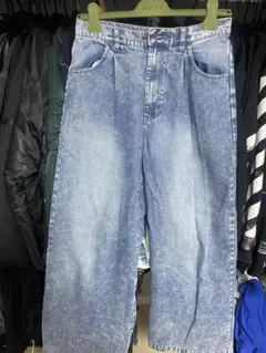 cussil ライトブルー ワイドパンツ Mサイズ