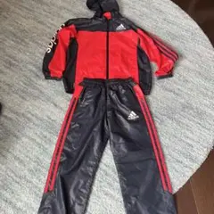 adidas ジャージ 上下セット　140 スポーツ用ウィンドブレーカー