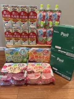 ジュース ゼリー グミ42個セットのサムネイル