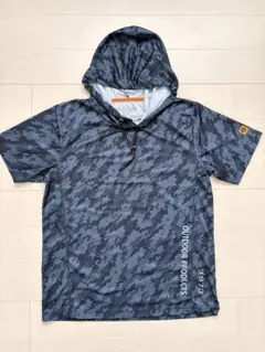 【美品】OUTDOOR PRODUCTS 迷彩柄 フード付きTシャツ Mサイズ