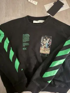 OFF-WHITE ブラック スウェット 「Golden Ratio」