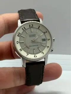 美品/稼働　CITIZEN 電波ソーラー エコドライブ H415-112607 2025年最新】Yahoo!オークション -シチズン エコドライブ h415