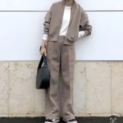 UNIQLO レディース セットアップ XL ブラウン