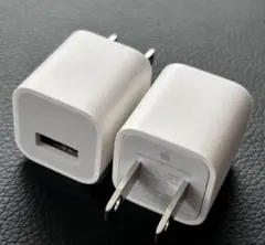 【新品未使用 2個】Apple iphone 純正 USB充電器 ACアダプタ