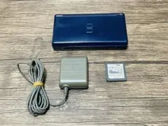 【ソフト&充電器付き】DS Lite 本体 ネイビー 逆転検事2 任天堂