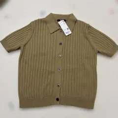 リブポロカーディガン カーディガン