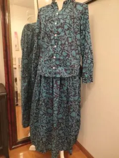 リバティ ファブリックス セットアップ 長袖シャツ ロングスカート