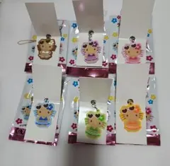 【最終お値下げ】日焼けキティ　ラバーストラップ　全６種類コンプリート