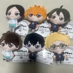 ハイキュー!! ぬいぐるみちゃーむvol.1　全6種コンプリートセット