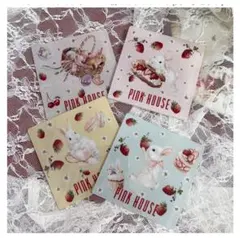 最終値下げ、新品タグつき、ピンクハウス、うさぎワンピースキナリ ピンクハウス 訳あり うさぎ柄ワンピース