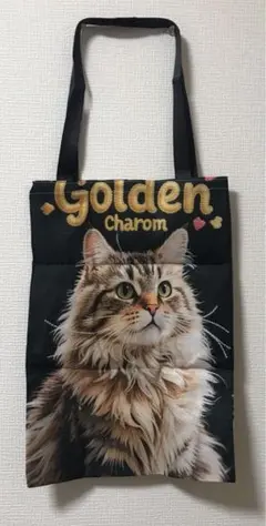 猫柄プリント　トートバッグ