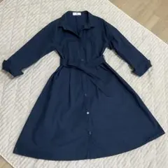 MAISON TOKYO 紺色のシャツワンピース