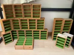 セリア　木製仕切りケース　23個