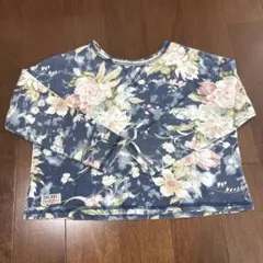 POLO RL 花柄長袖カットソー ネイビー