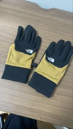 THE NORTH FACE アウトドア手袋 黒/黄