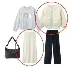 しまむら福袋 FLASH BLUE アウター＆スカート2点セット