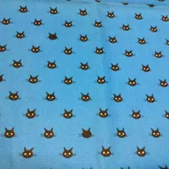 黒猫プリント生地 CoCoLand