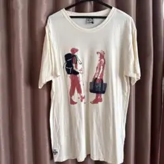 CHUMS XL 登山者プリント Tシャツ