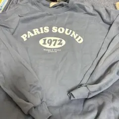 CREAM BEIGE PARIS SOUND トレーナー