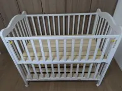 大和屋【アネシス】ベビーベッド 収納付き70×120 大和屋 ベビーベッド 120×70 下部収納スペース付 3段階高さ調節