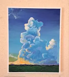 アクリル画　儚い記憶