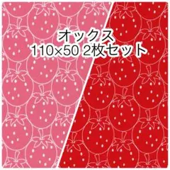 110×50 2枚セット いちご オックス